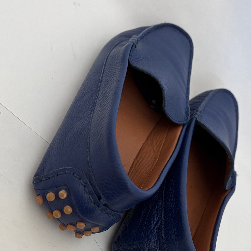 M. Gemi Deep Blue Driving Moccasin Made in Italy - Picture 7 of 7